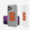 Syracuse University Orange Insignia Clear Phone Case - Sports Gifts, Sports Memorabilia, Sports Collectibles, Fan Shop