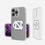 University of North Carolina Tar Heels Insignia Clear Phone Case - Sports Gifts, Sports Memorabilia, Sports Collectibles, Fan Shop