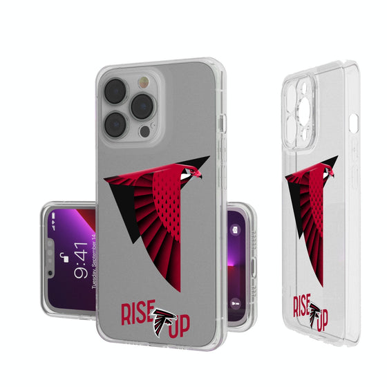 Atlanta Falcons 2024 Illustrated Limited Edition Clear Phone Case-0