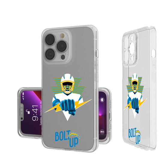 Los Angeles Chargers 2024 Illustrated Limited Edition Clear Phone Case-0