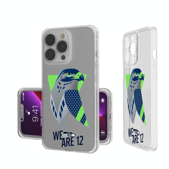 Seattle Seahawks 2024 Illustrated Limited Edition Clear Phone Case-0