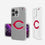 Cincinnati Reds Insignia Clear Phone Case - Sports Gifts, Sports Memorabilia, Sports Collectibles, Fan Shop