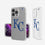 Kansas City Royals Insignia Clear Phone Case - Sports Gifts, Sports Memorabilia, Sports Collectibles, Fan Shop