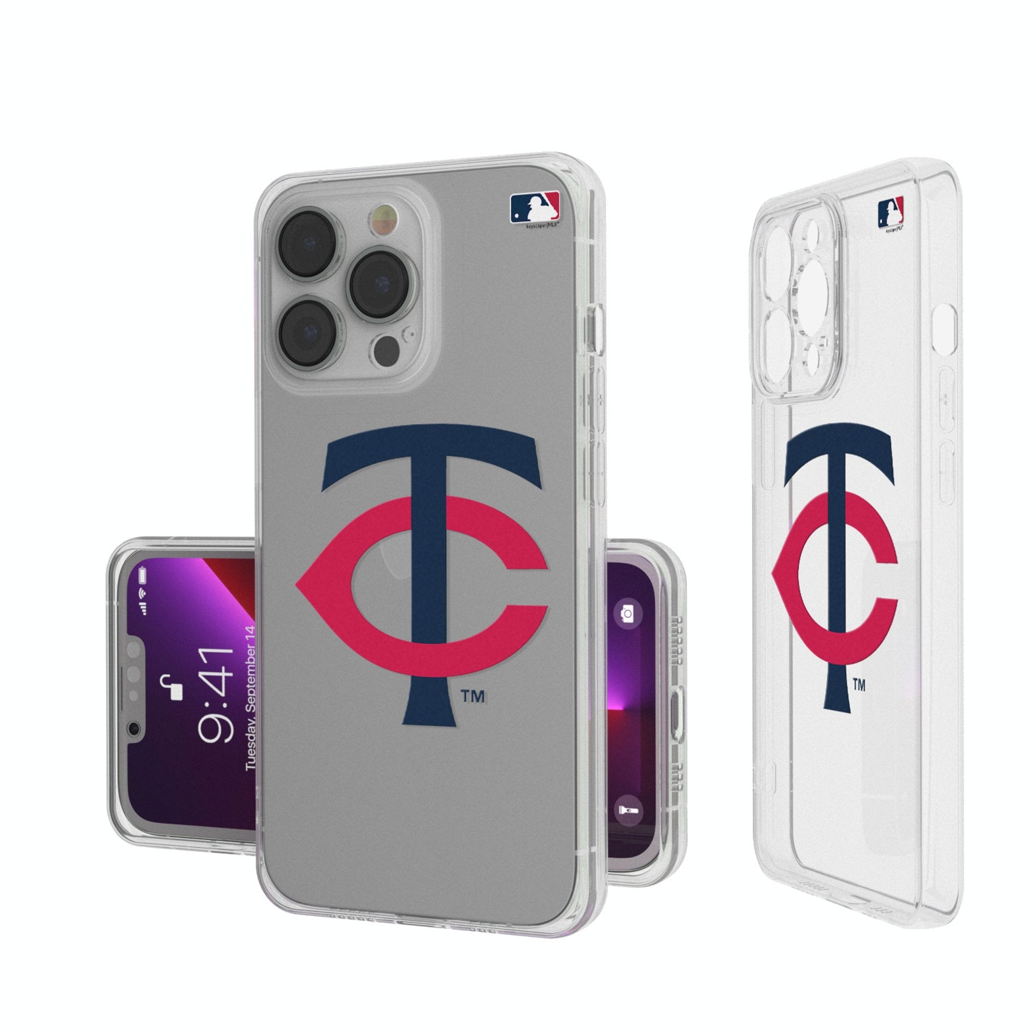 Minnesota Twins Insignia Clear Phone Case - Sports Gifts, Sports Memorabilia, Sports Collectibles, Fan Shop