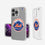 New York Mets Insignia Clear Phone Case - Sports Gifts, Sports Memorabilia, Sports Collectibles, Fan Shop