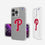 Philadelphia Phillies Insignia Clear Phone Case - Sports Gifts, Sports Memorabilia, Sports Collectibles, Fan Shop