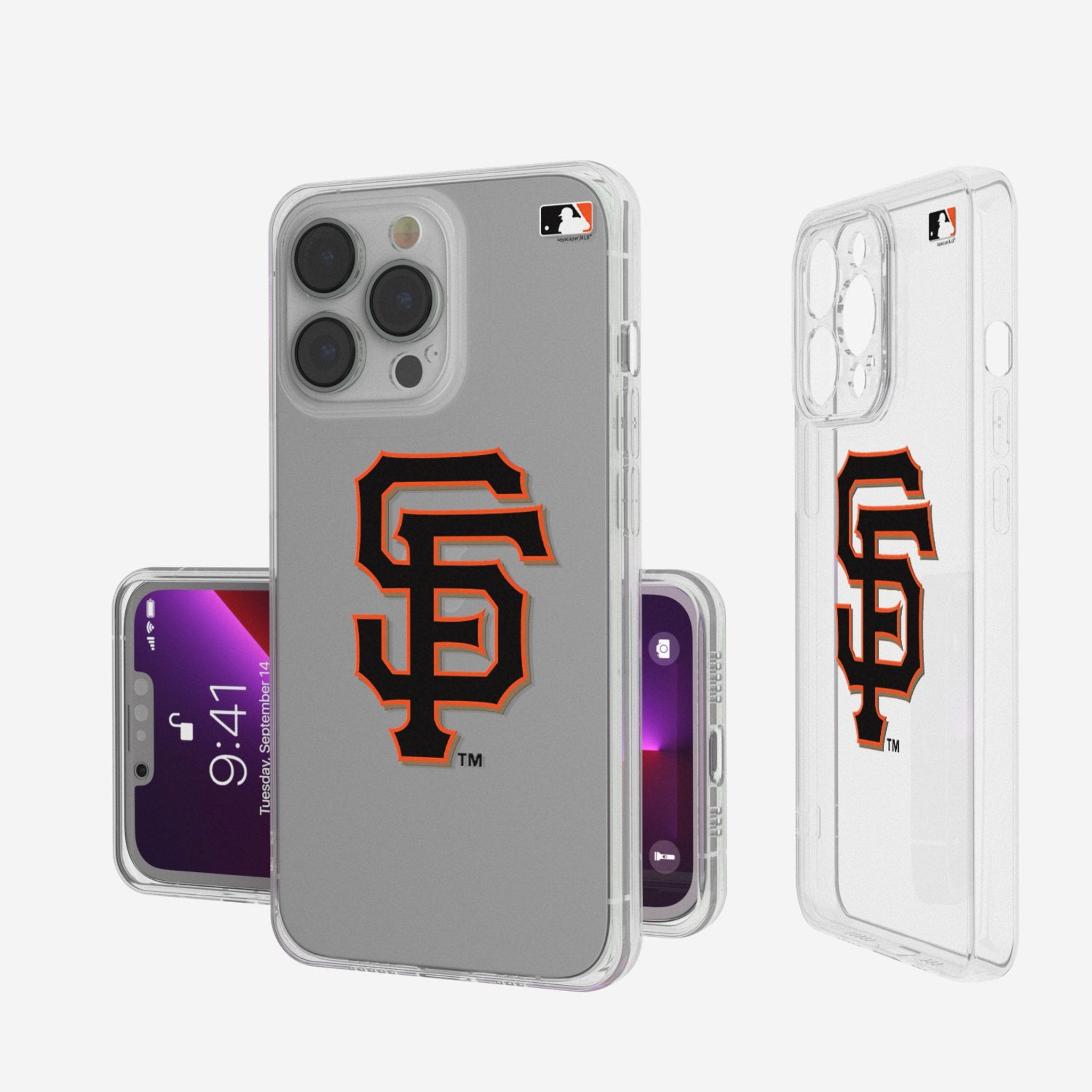 San Francisco Giants Insignia Clear Phone Case - Sports Gifts, Sports Memorabilia, Sports Collectibles, Fan Shop