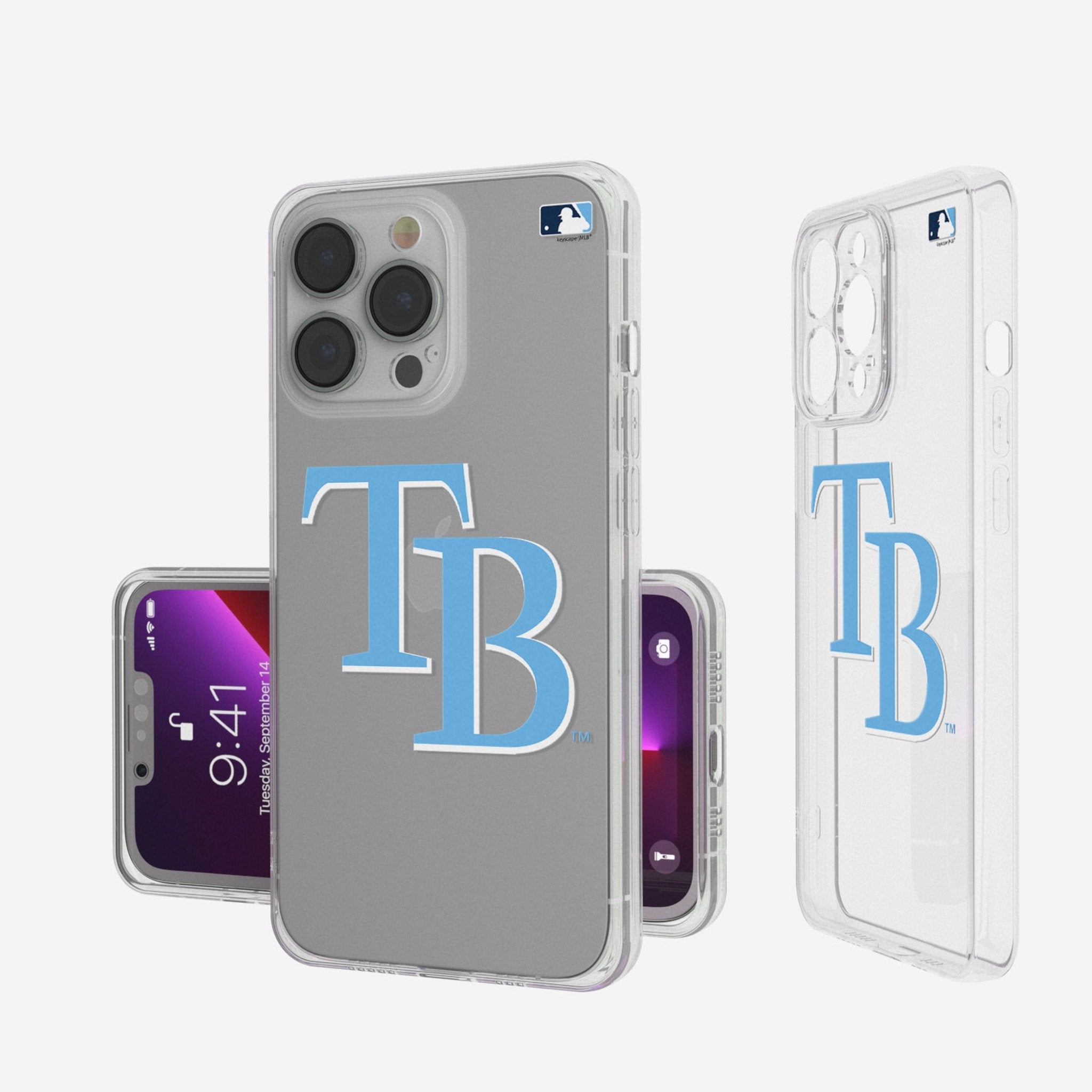 Tampa Bay Rays Insignia Clear Phone Case - Sports Gifts, Sports Memorabilia, Sports Collectibles, Fan Shop