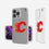 Calgary Flames Insignia Clear Phone Case - Sports Gifts, Sports Memorabilia, Sports Collectibles, Fan Shop