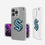 Seattle Kraken Insignia Clear Phone Case - Sports Gifts, Sports Memorabilia, Sports Collectibles, Fan Shop