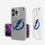 Tampa Bay Lightning Insignia Clear Phone Case - Sports Gifts, Sports Memorabilia, Sports Collectibles, Fan Shop