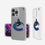 Vancouver Canucks Insignia Clear Phone Case - Sports Gifts, Sports Memorabilia, Sports Collectibles, Fan Shop