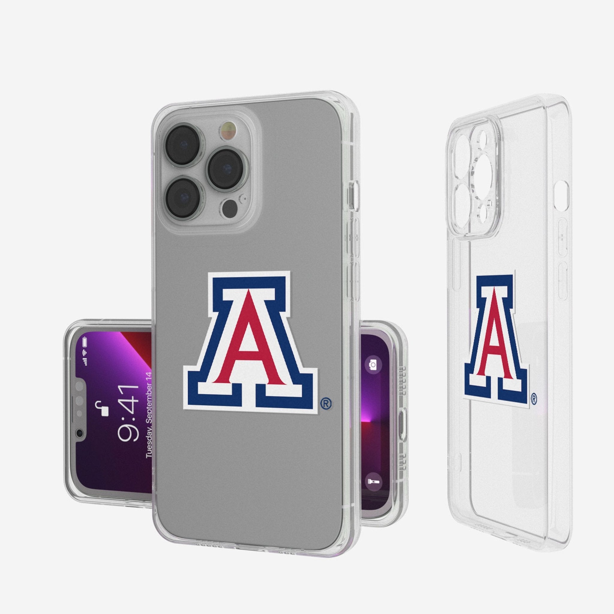 University of Arizona Wildcats Insignia Clear Phone Case - Sports Gifts, Sports Memorabilia, Sports Collectibles, Fan Shop