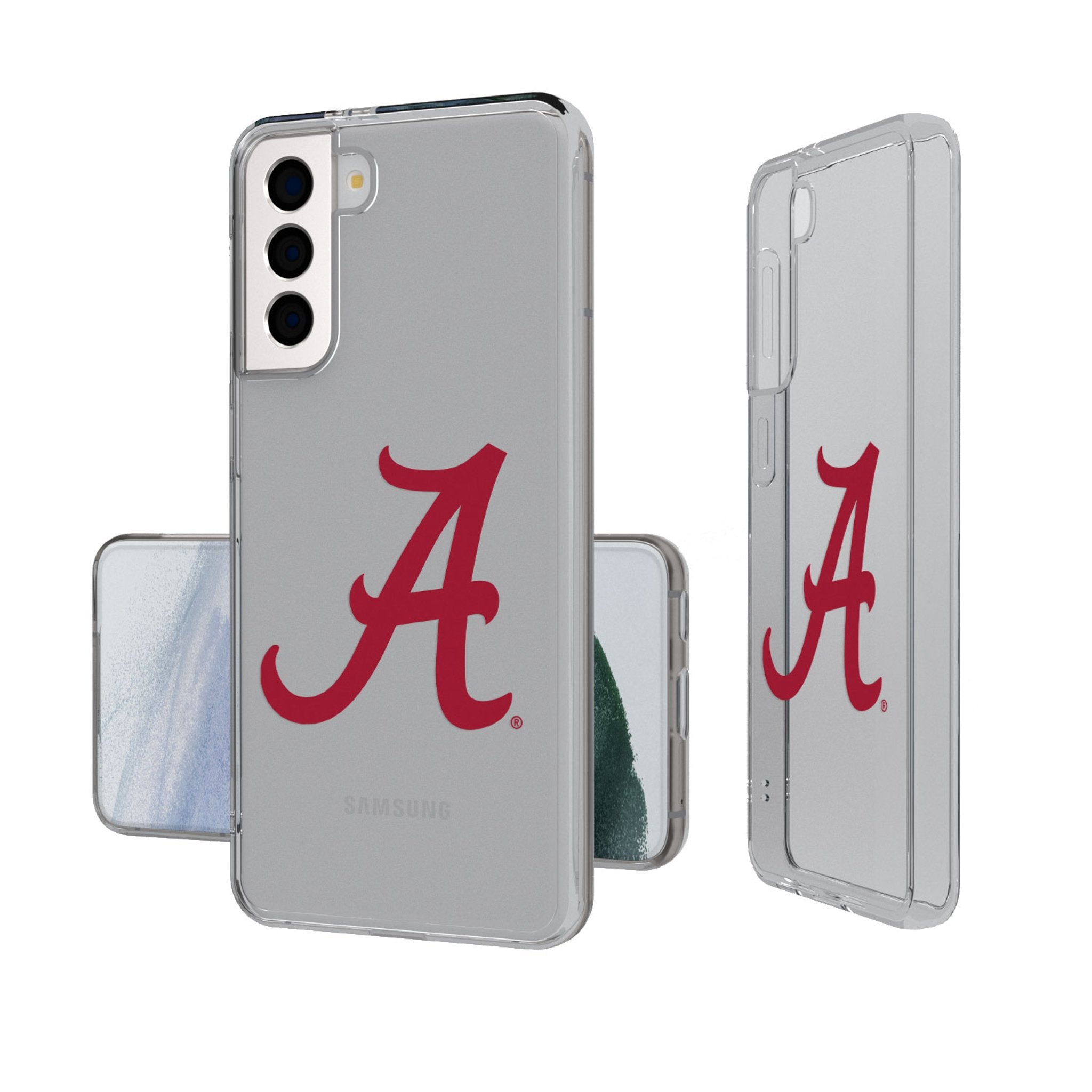 University of Alabama Crimson Tide Script A Insignia Clear Phone Case - Sports Gifts, Sports Memorabilia, Sports Collectibles, Fan Shop
