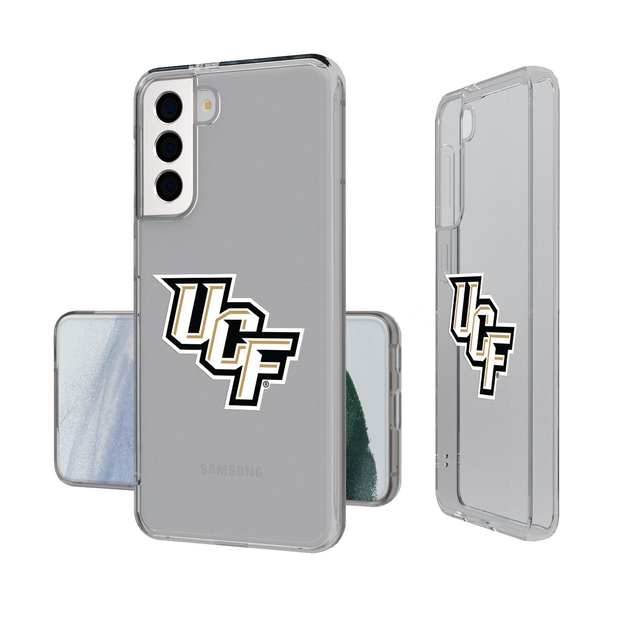 University of Central Florida Golden Knights Insignia Clear Phone Case - Sports Gifts, Sports Memorabilia, Sports Collectibles, Fan Shop
