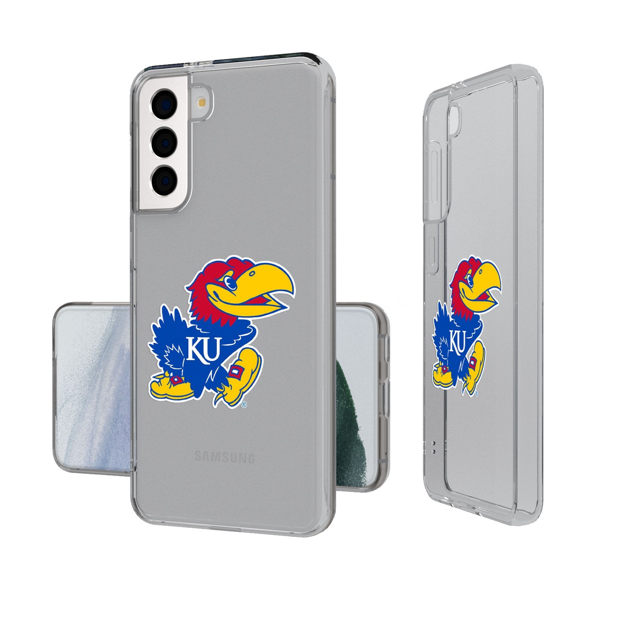 University of Kansas Jayhawks Insignia Clear Phone Case - Sports Gifts, Sports Memorabilia, Sports Collectibles, Fan Shop