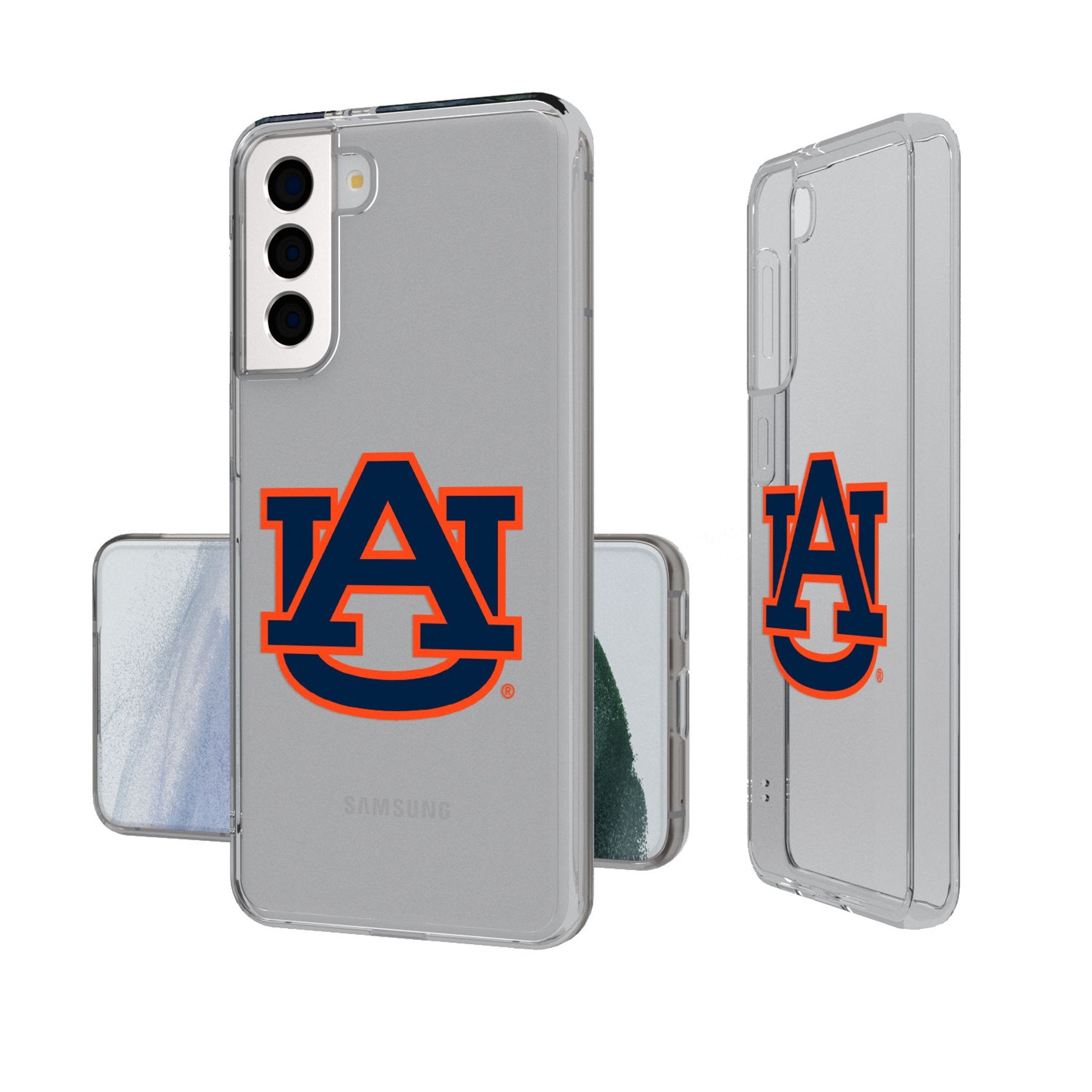 University of Auburn Tigers Insignia Clear Phone Case - Sports Gifts, Sports Memorabilia, Sports Collectibles, Fan Shop