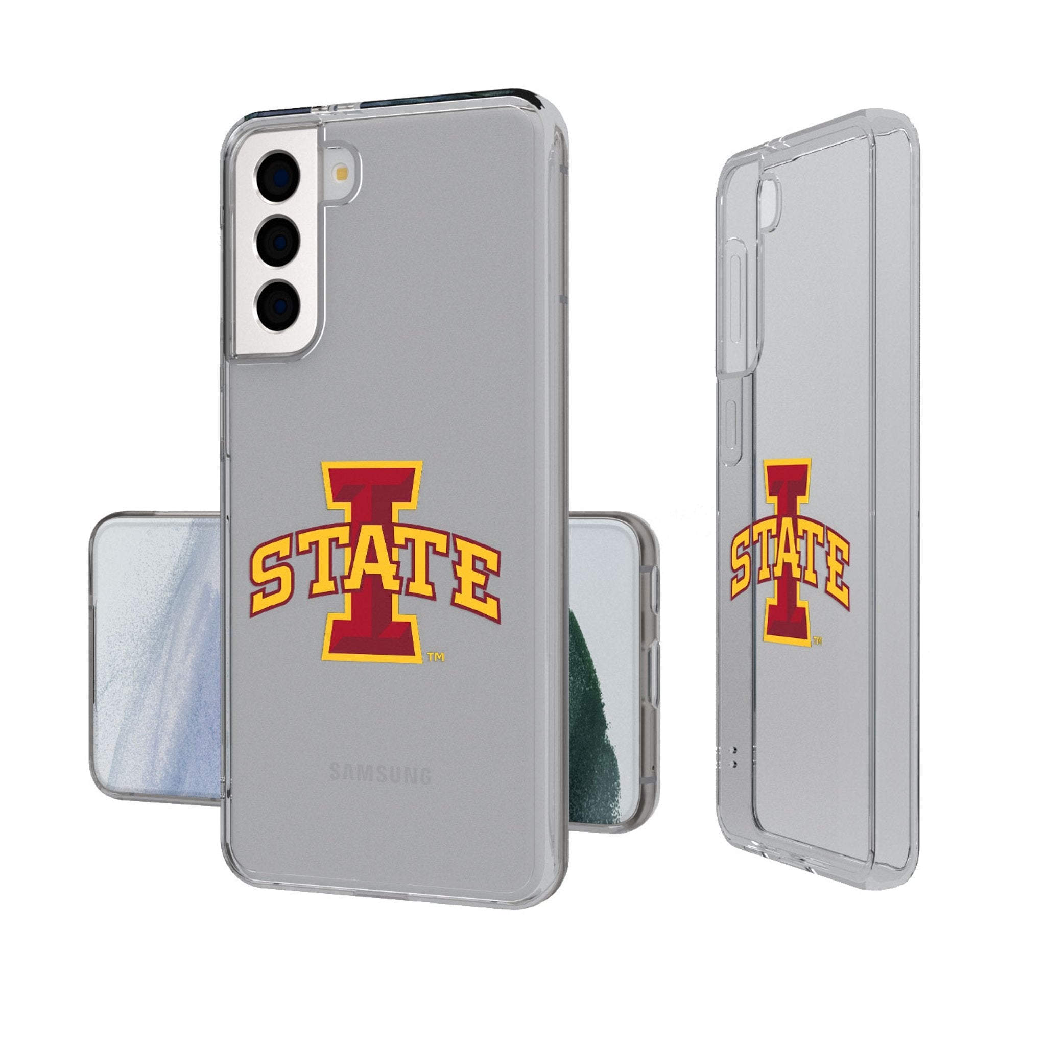 Iowa State University Cyclones Insignia Clear Phone Case - Sports Gifts, Sports Memorabilia, Sports Collectibles, Fan Shop