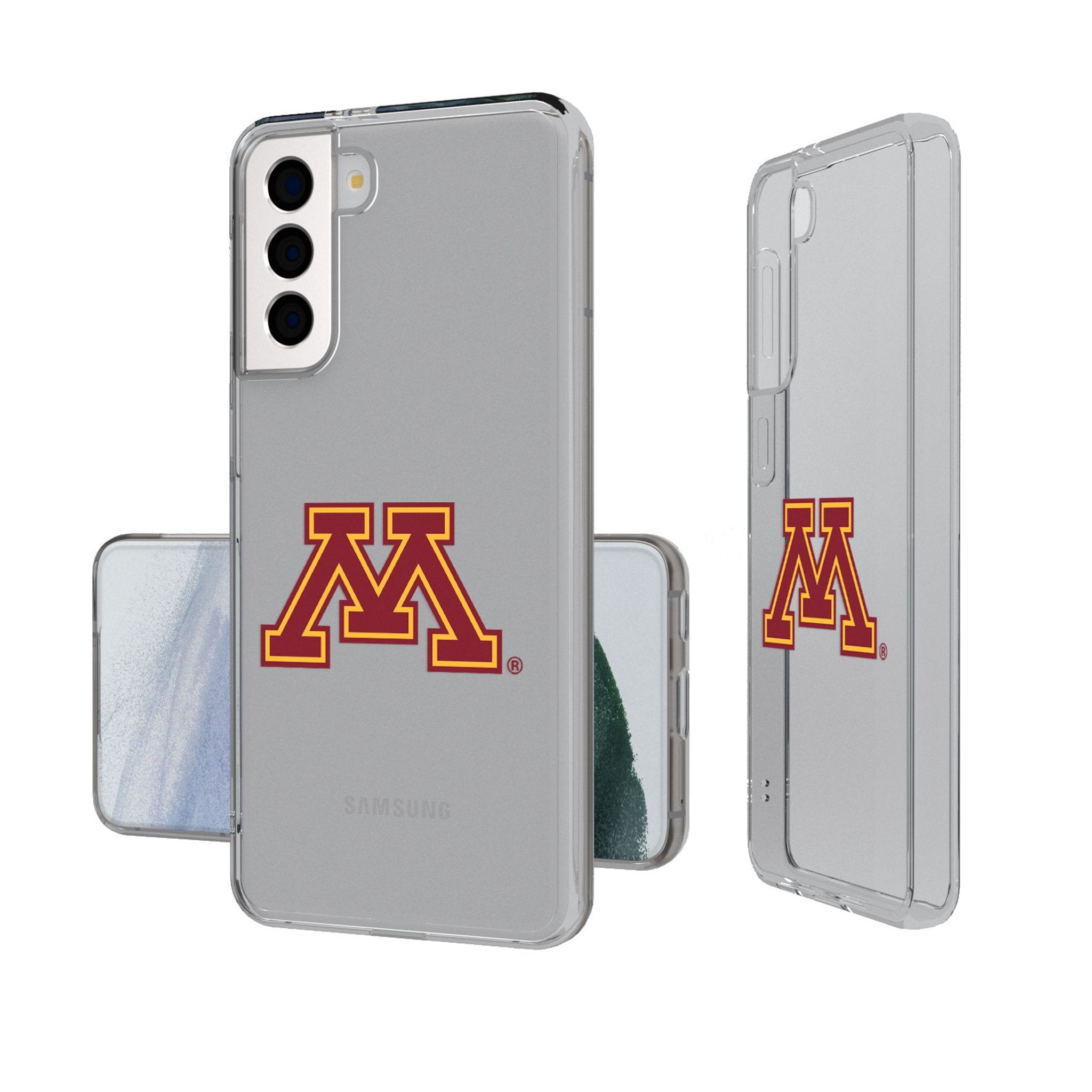 University of Minnesota Golden Gophers Insignia Clear Phone Case - Sports Gifts, Sports Memorabilia, Sports Collectibles, Fan Shop