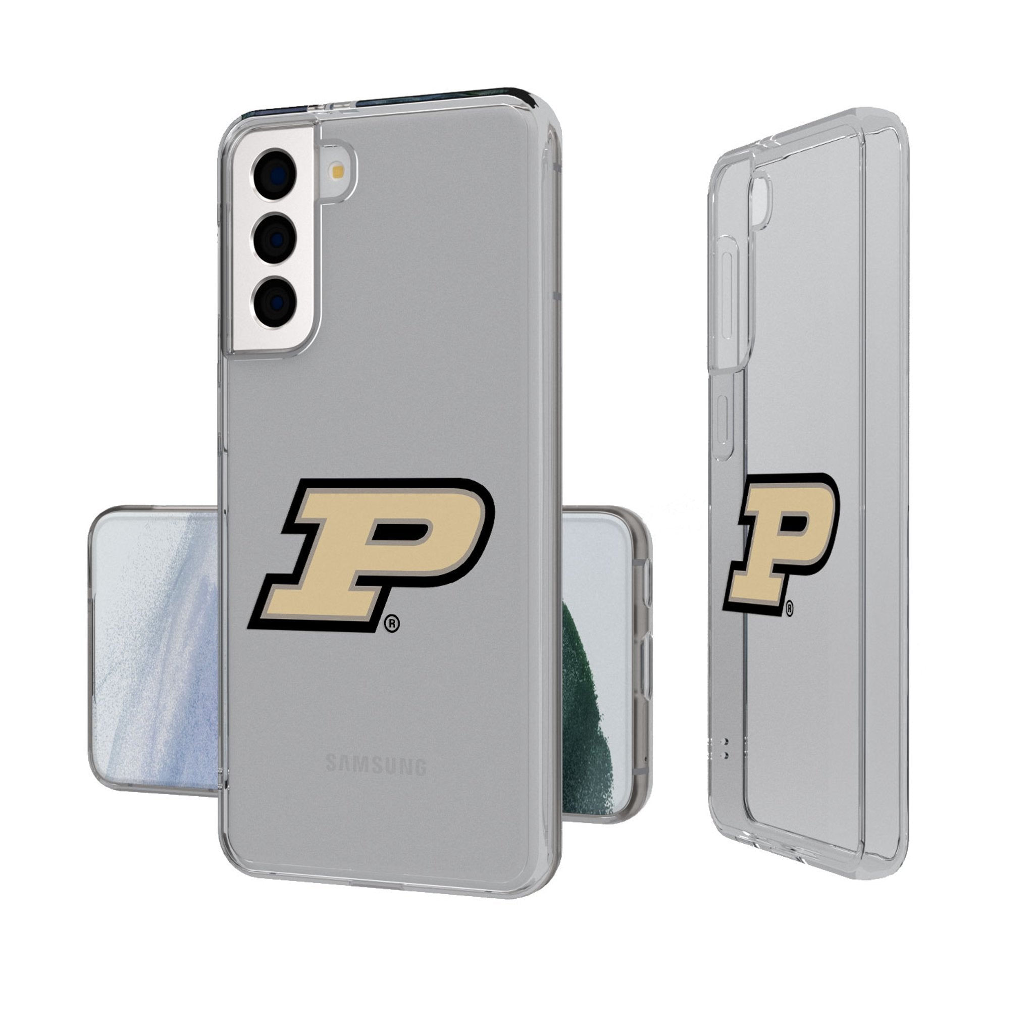 Purdue University Boilermakers Insignia Clear Phone Case - Sports Gifts, Sports Memorabilia, Sports Collectibles, Fan Shop