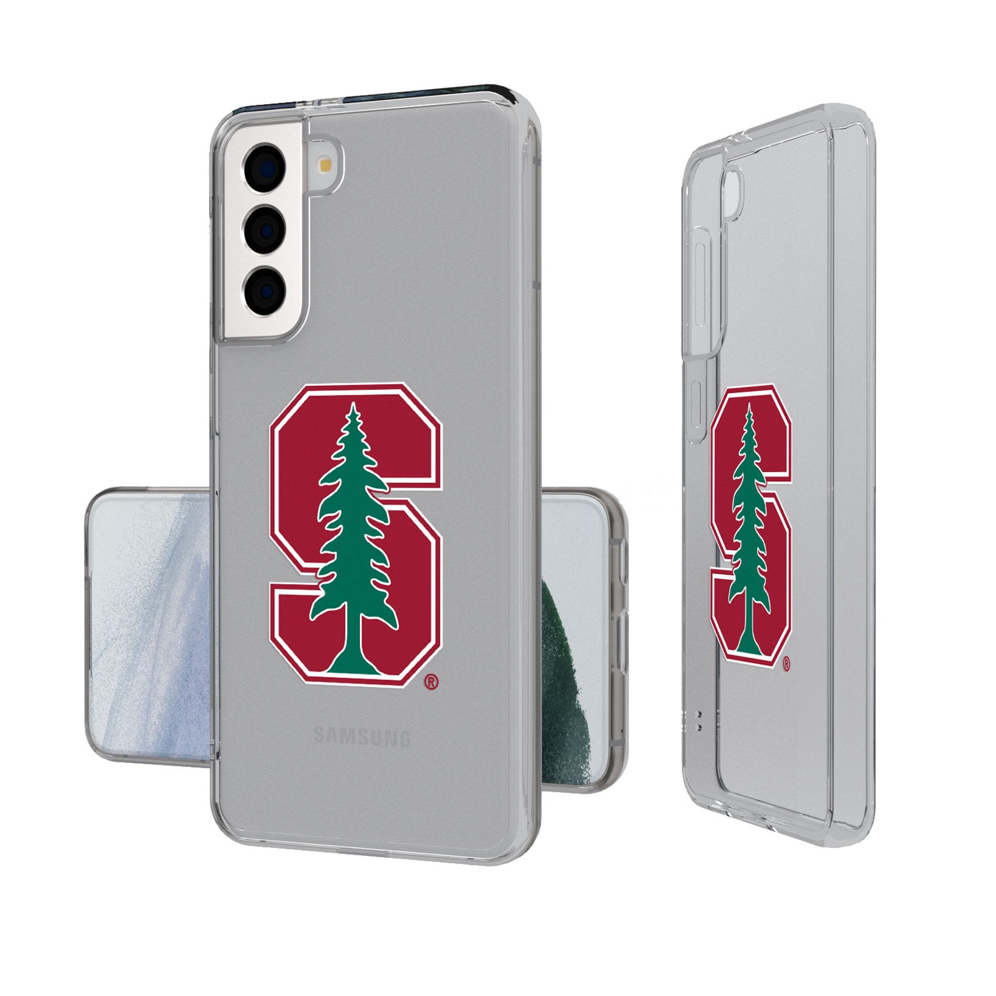 Stanford University Cardinal Insignia Clear Phone Case - Sports Gifts, Sports Memorabilia, Sports Collectibles, Fan Shop
