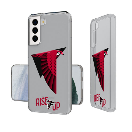 Atlanta Falcons 2024 Illustrated Limited Edition Clear Phone Case-1