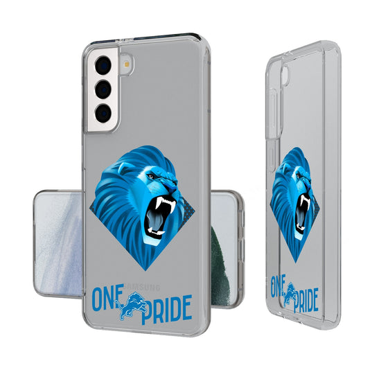 Detroit Lions 2024 Illustrated Limited Edition Clear Phone Case-1