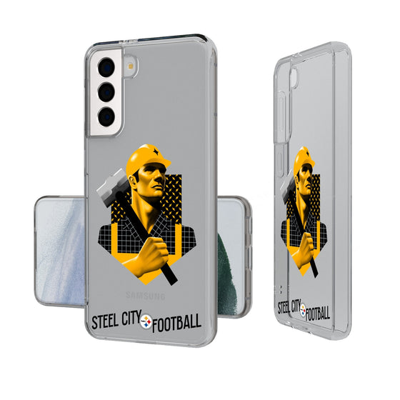 Pittsburgh Steelers 2024 Illustrated Limited Edition Clear Phone Case-1