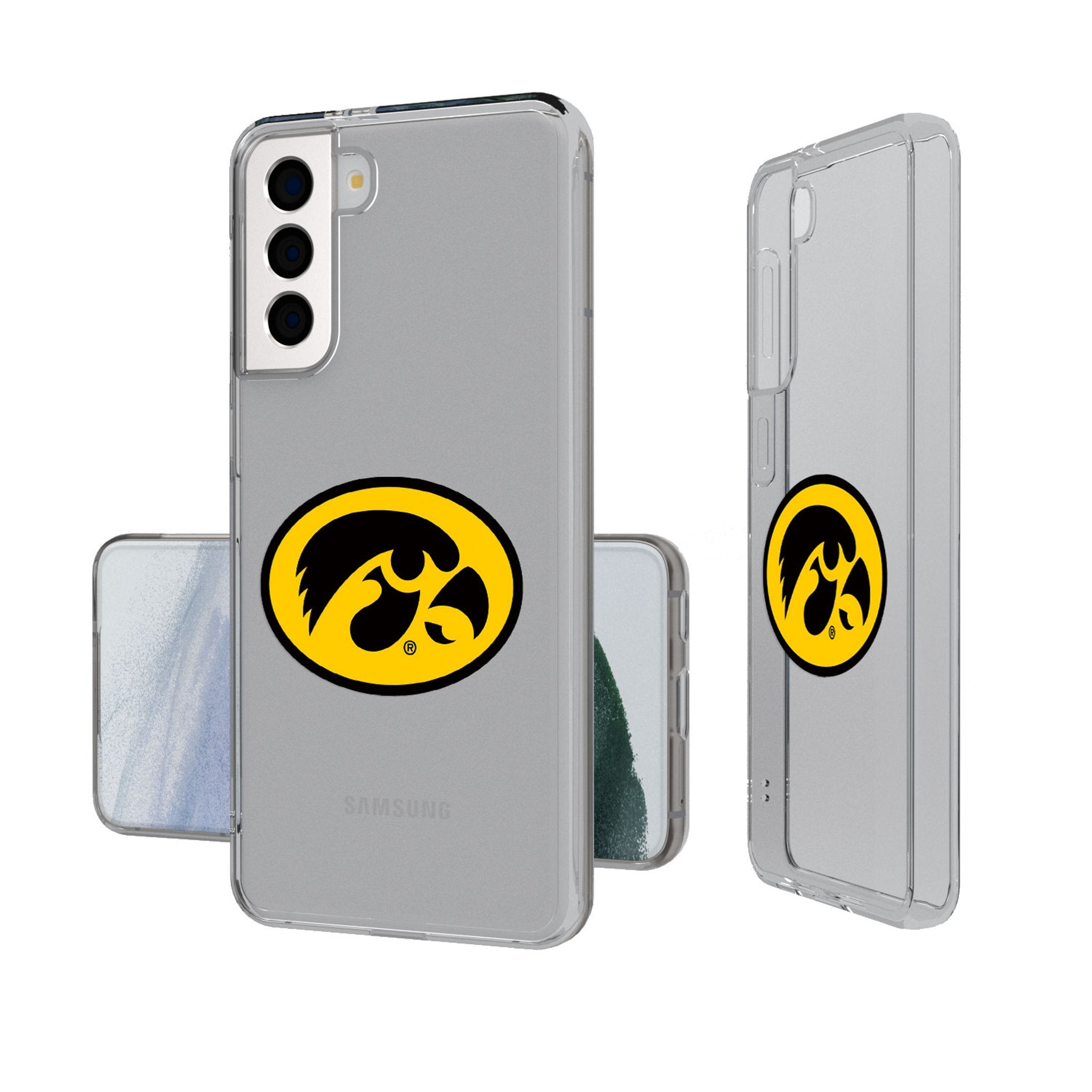 University of Iowa Hawkeyes Insignia Clear Phone Case - Sports Gifts, Sports Memorabilia, Sports Collectibles, Fan Shop