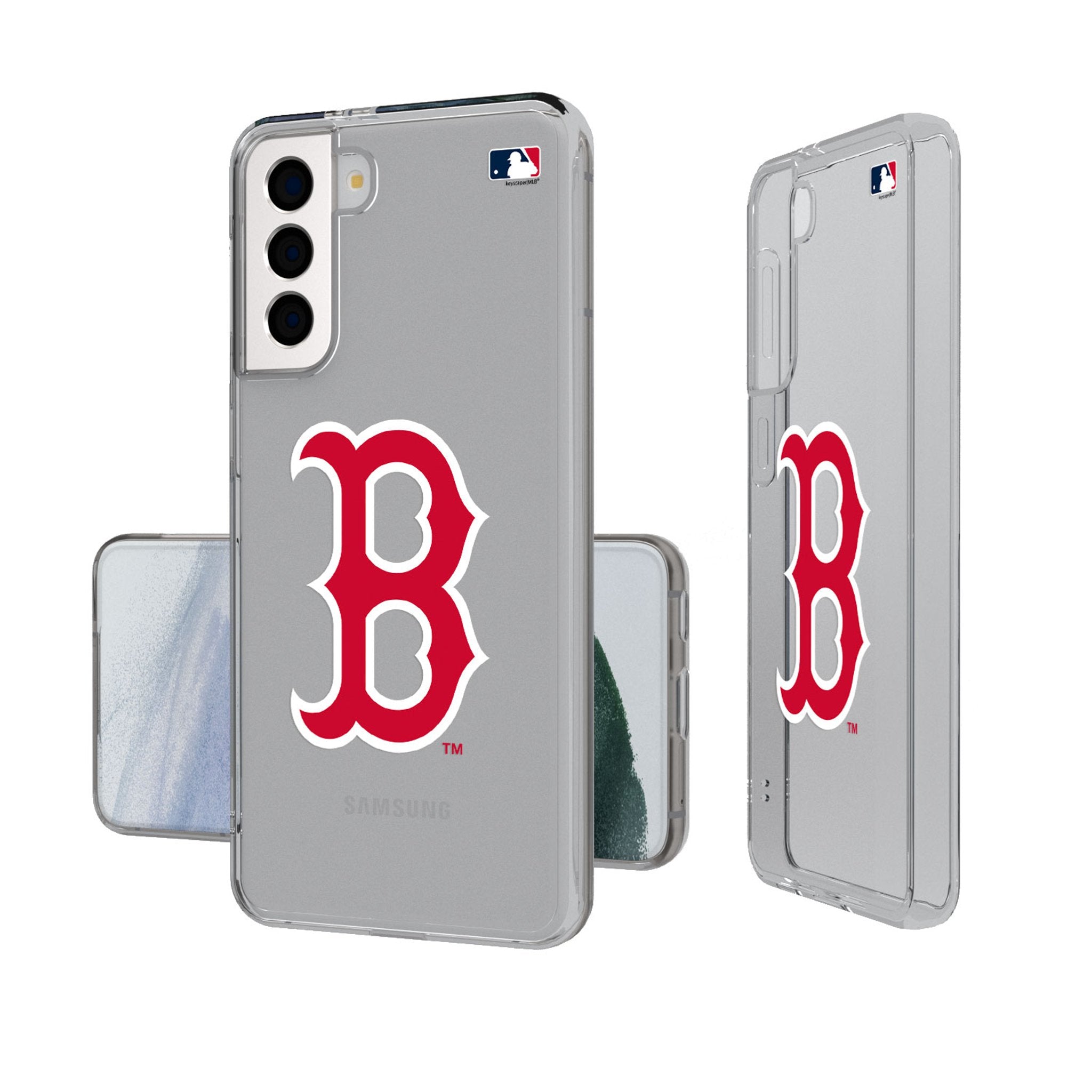 Boston Red Sox Insignia Clear Phone Case - Sports Gifts, Sports Memorabilia, Sports Collectibles, Fan Shop
