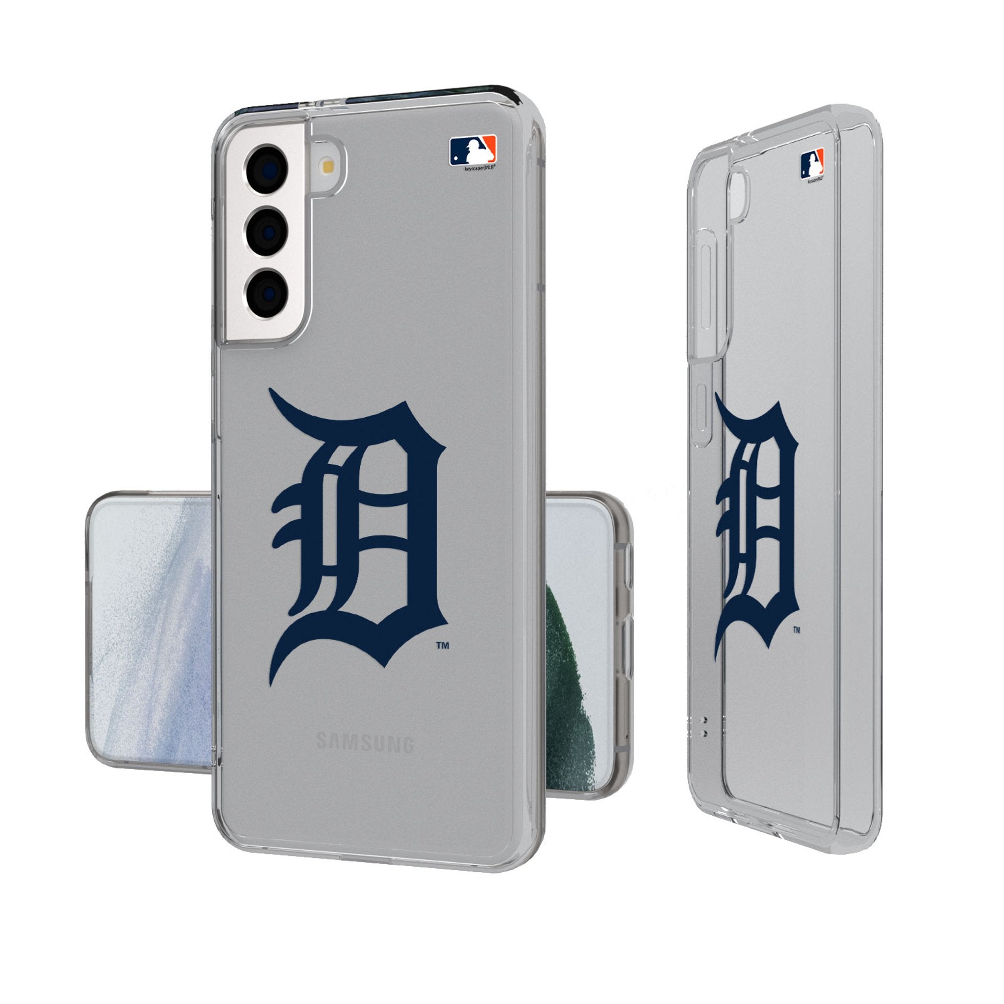 Detroit Tigers Insignia Clear Phone Case - Sports Gifts, Sports Memorabilia, Sports Collectibles, Fan Shop