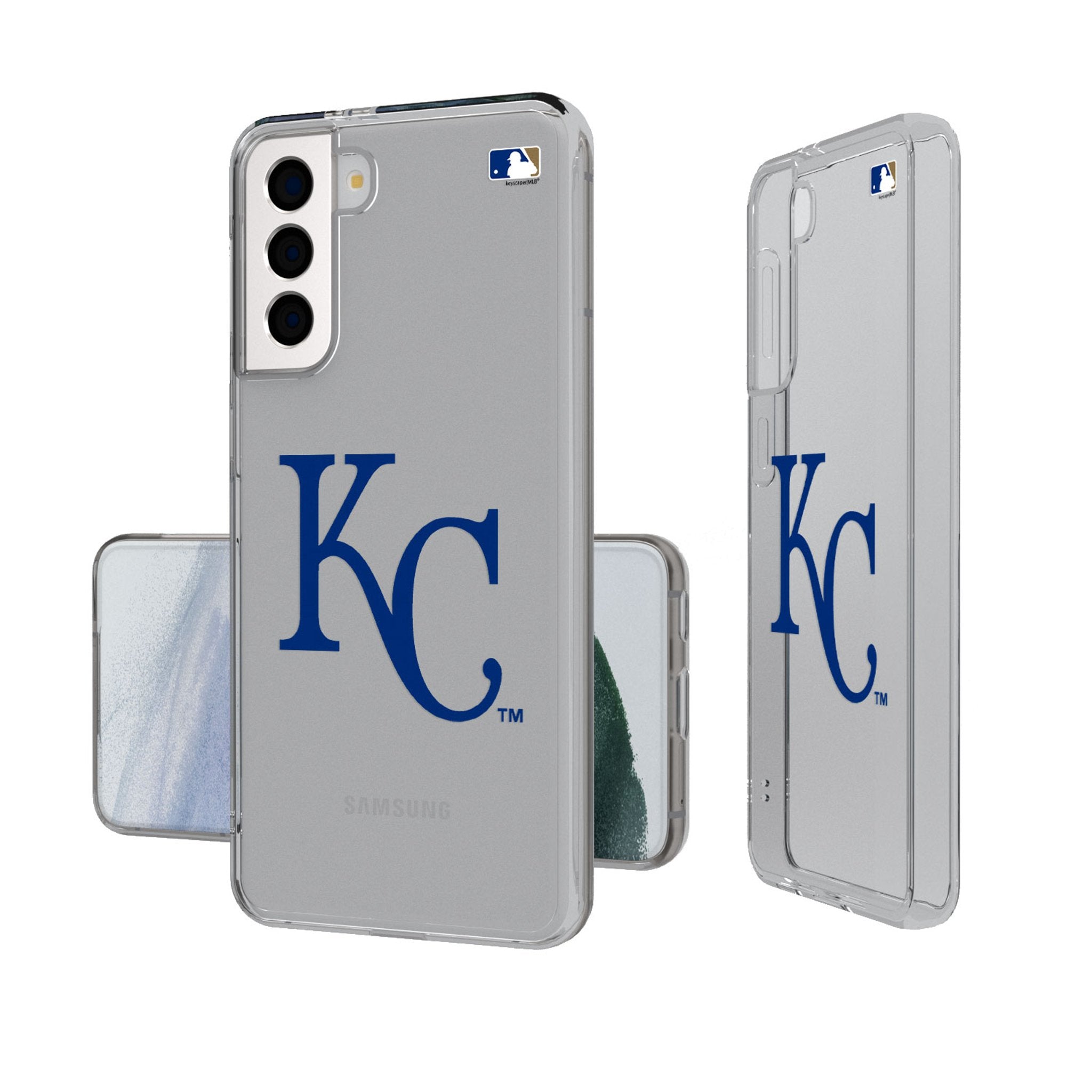 Kansas City Royals Insignia Clear Phone Case - Sports Gifts, Sports Memorabilia, Sports Collectibles, Fan Shop
