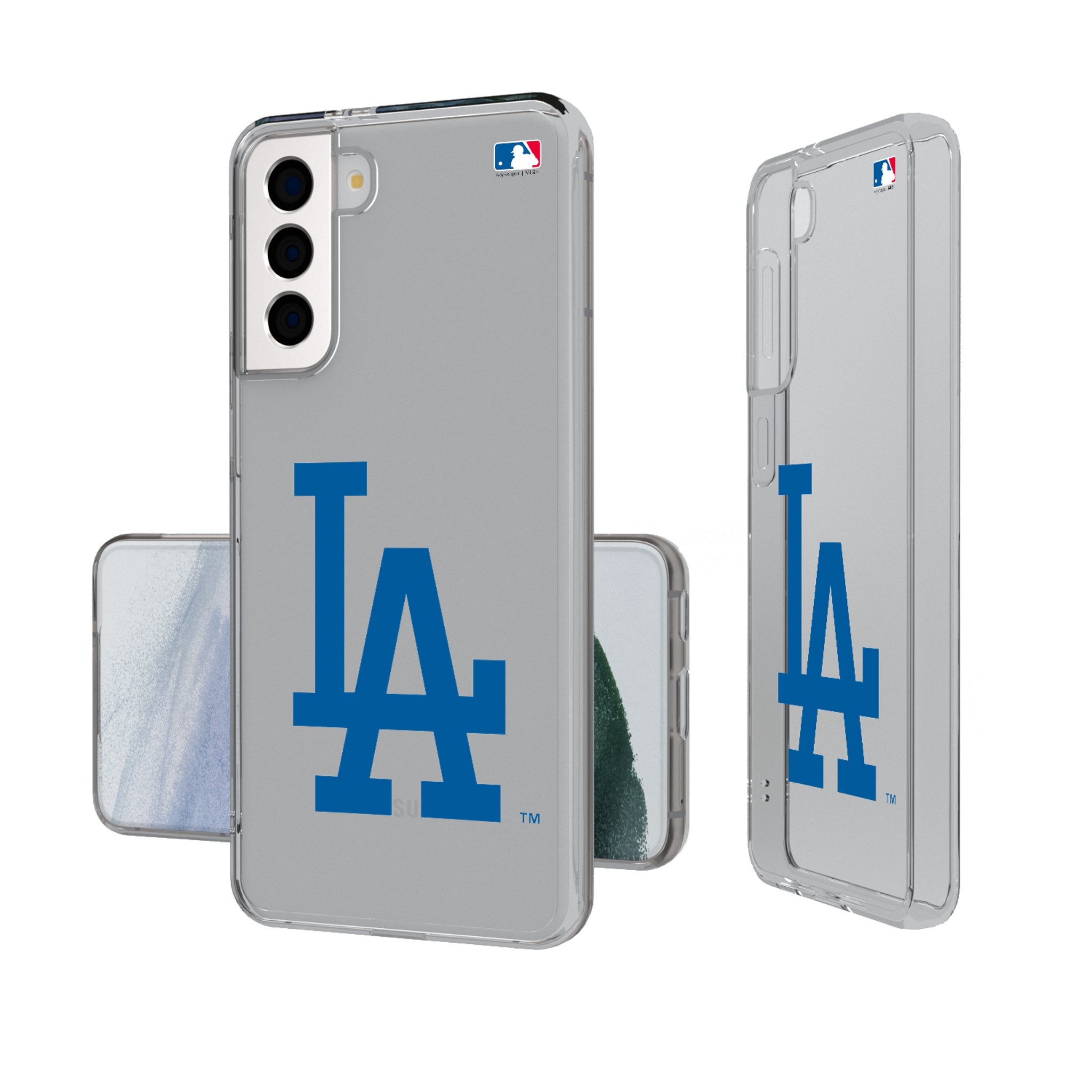LA Dodgers Insignia Clear Phone Case for Samsung Galaxy - Sports Gifts, Sports Memorabilia, Sports Collectibles, Fan Shop