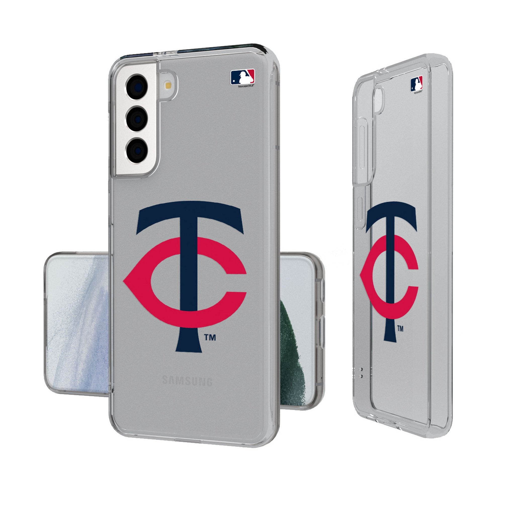 Minnesota Twins Insignia Clear Phone Case - Sports Gifts, Sports Memorabilia, Sports Collectibles, Fan Shop