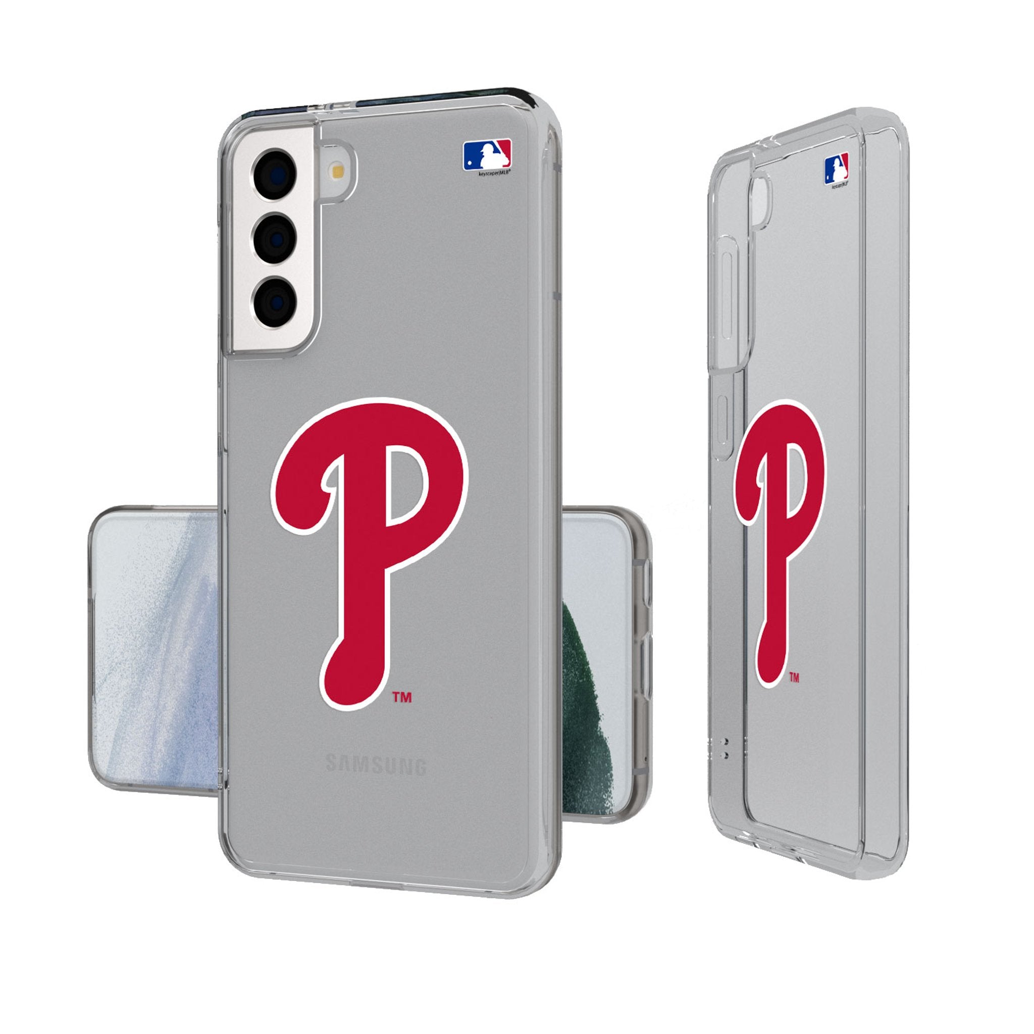 Philadelphia Phillies Insignia Clear Phone Case - Sports Gifts, Sports Memorabilia, Sports Collectibles, Fan Shop