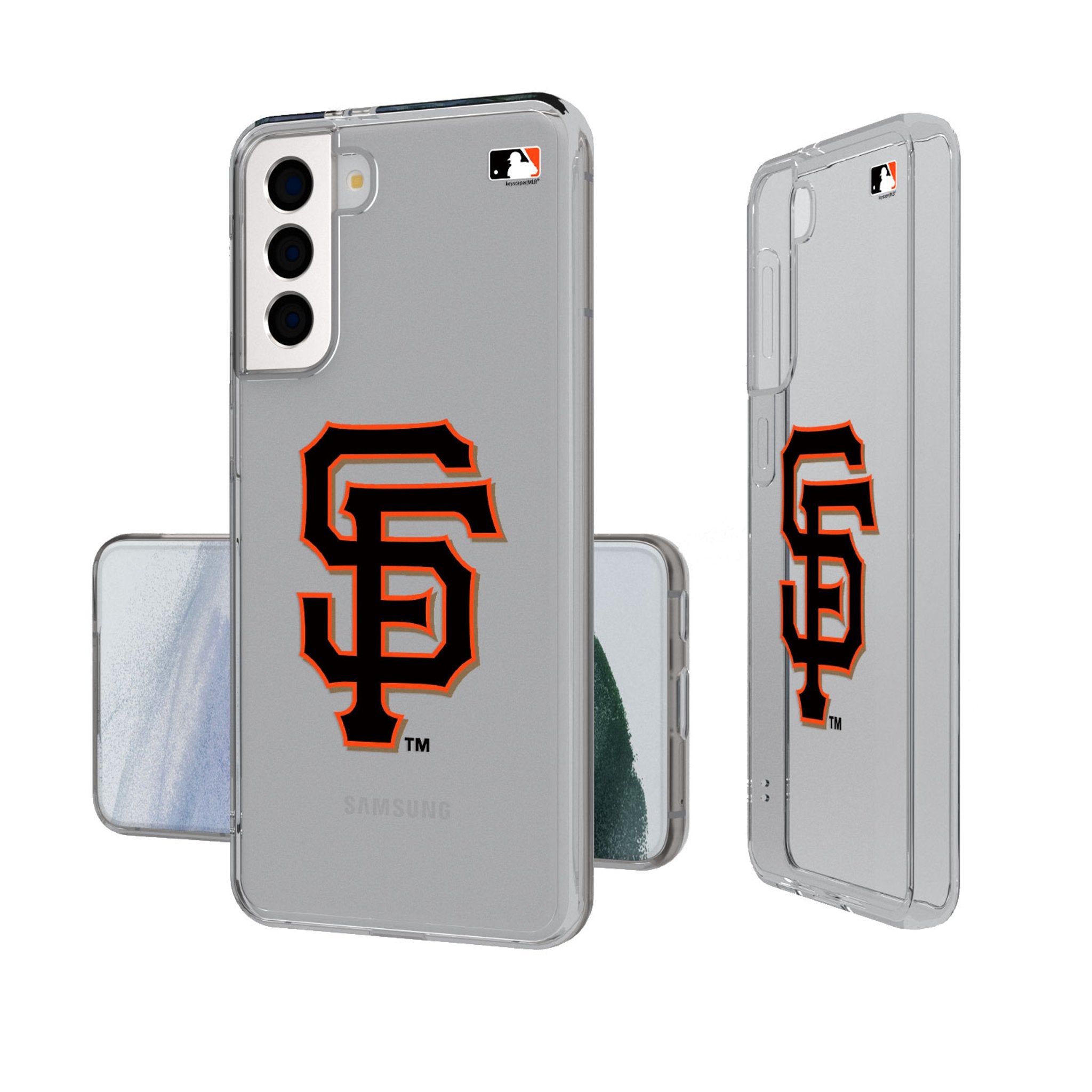 San Francisco Giants Insignia Clear Phone Case - Sports Gifts, Sports Memorabilia, Sports Collectibles, Fan Shop