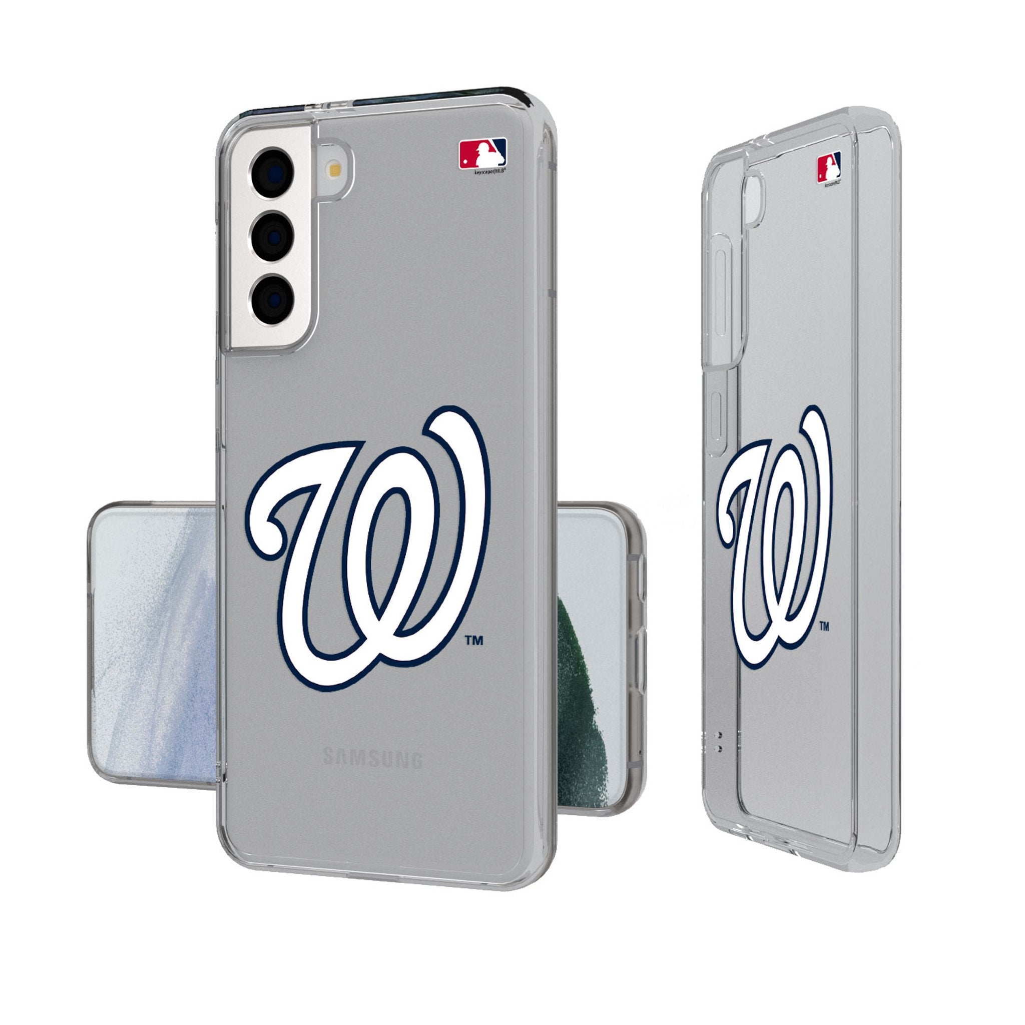 Washington Nationals Insignia Clear Phone Case - Sports Gifts, Sports Memorabilia, Sports Collectibles, Fan Shop