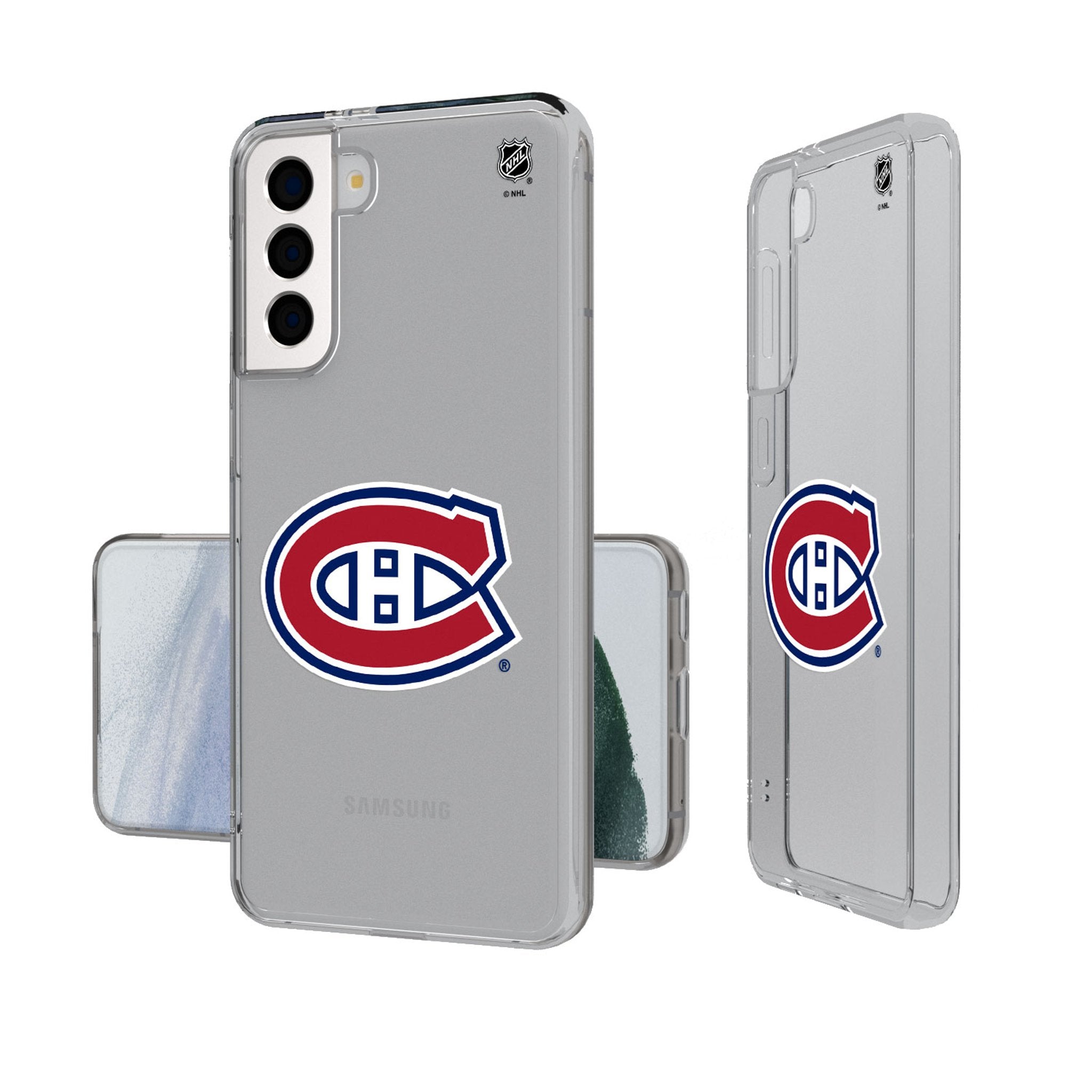 Montreal Canadiens Insignia Clear Phone Case - Sports Gifts, Sports Memorabilia, Sports Collectibles, Fan Shop