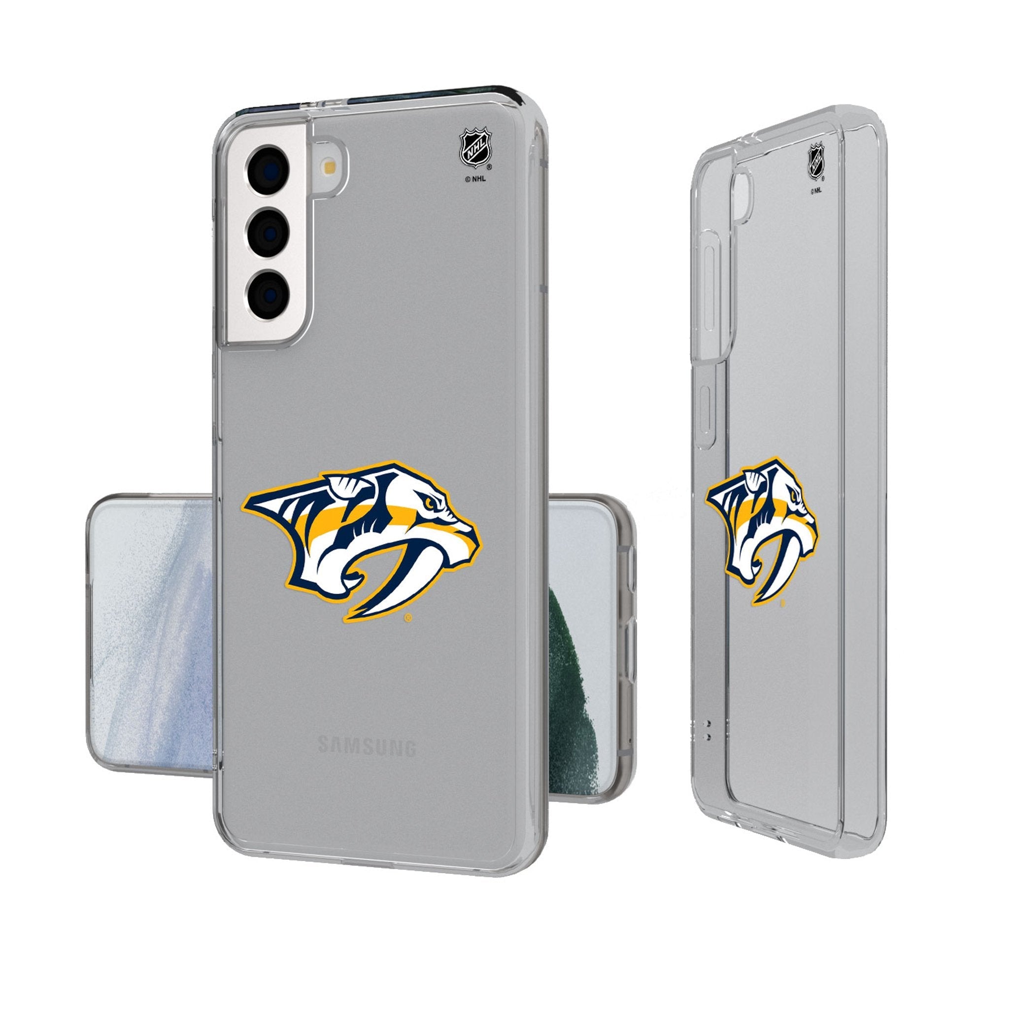 Nashville Predators Insignia Clear Phone Case - Sports Gifts, Sports Memorabilia, Sports Collectibles, Fan Shop