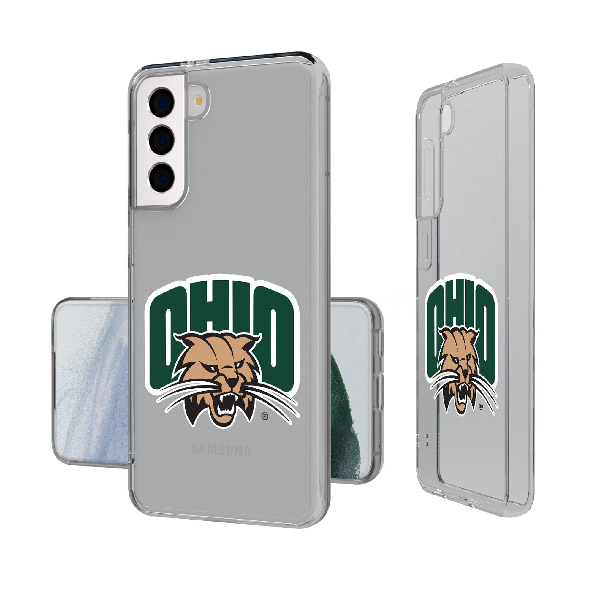 Ohio University Bobcats Insignia Clear Phone Case - Sports Gifts, Sports Memorabilia, Sports Collectibles, Fan Shop