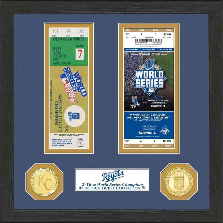 Kansas City Royals World Series Ticket Collection - Sports Collectibles, Sports Memorabilia, Sports Fan Shop, Sports Gifts