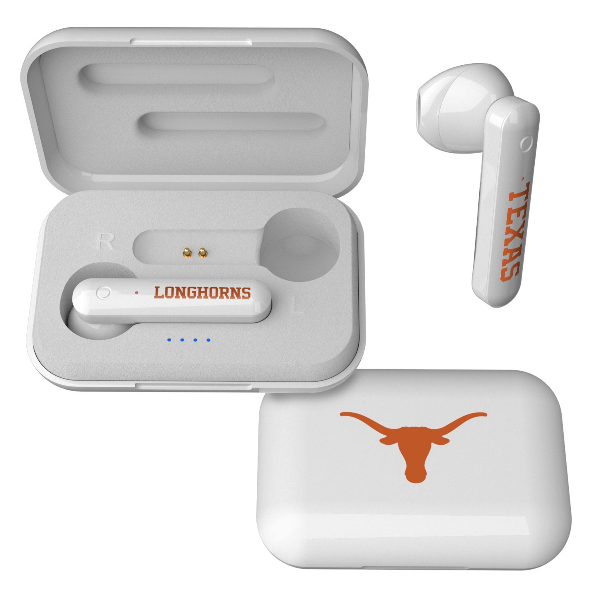 University of Texas Longhorns Insignia Wireless TWS Earbuds - Sports Gifts, Sports Memorabilia, Sports Collectibles, Fan Shop