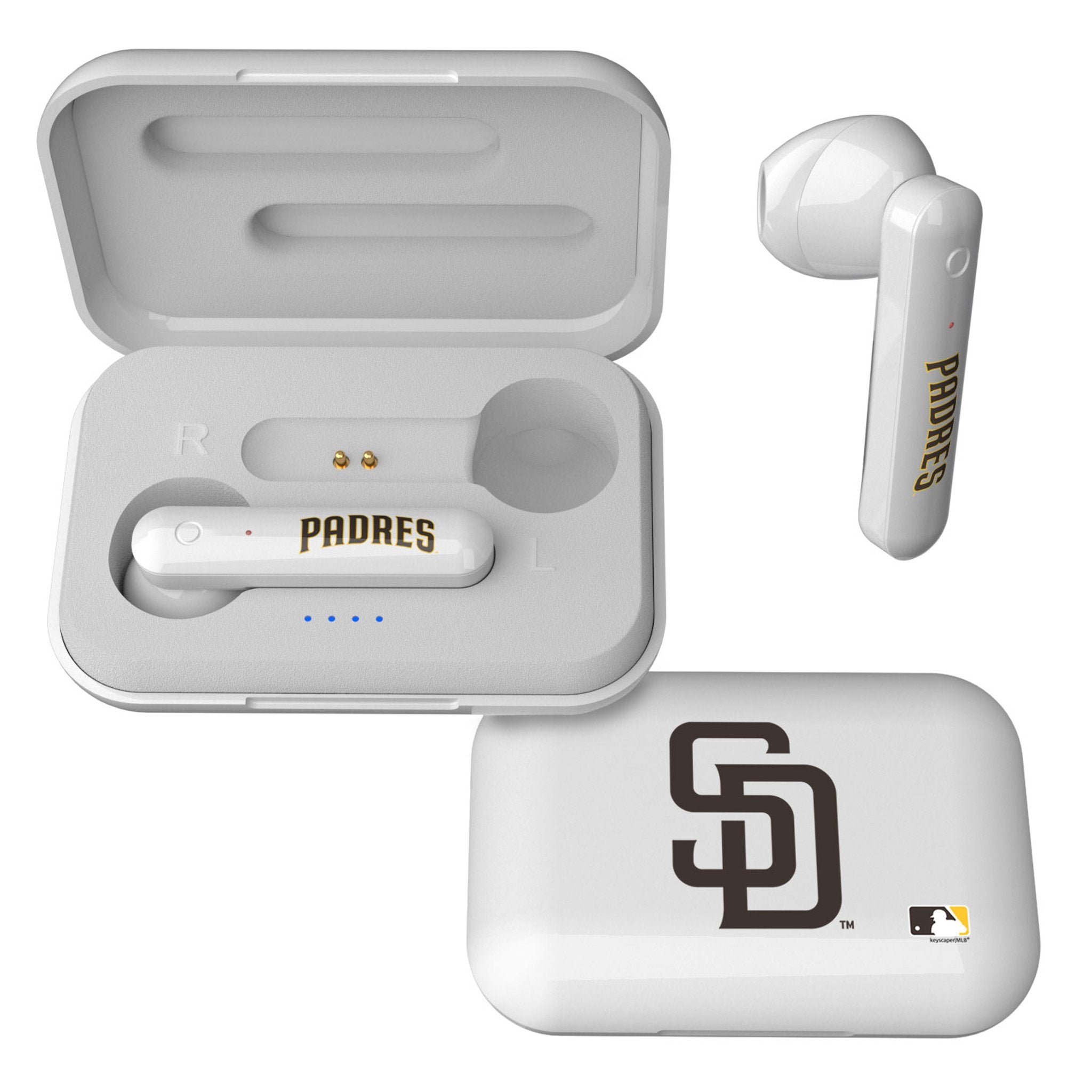 San Diego Padres Insignia Wireless TWS Earbuds - Sports Gifts, Sports Memorabilia, Sports Collectibles, Fan Shop