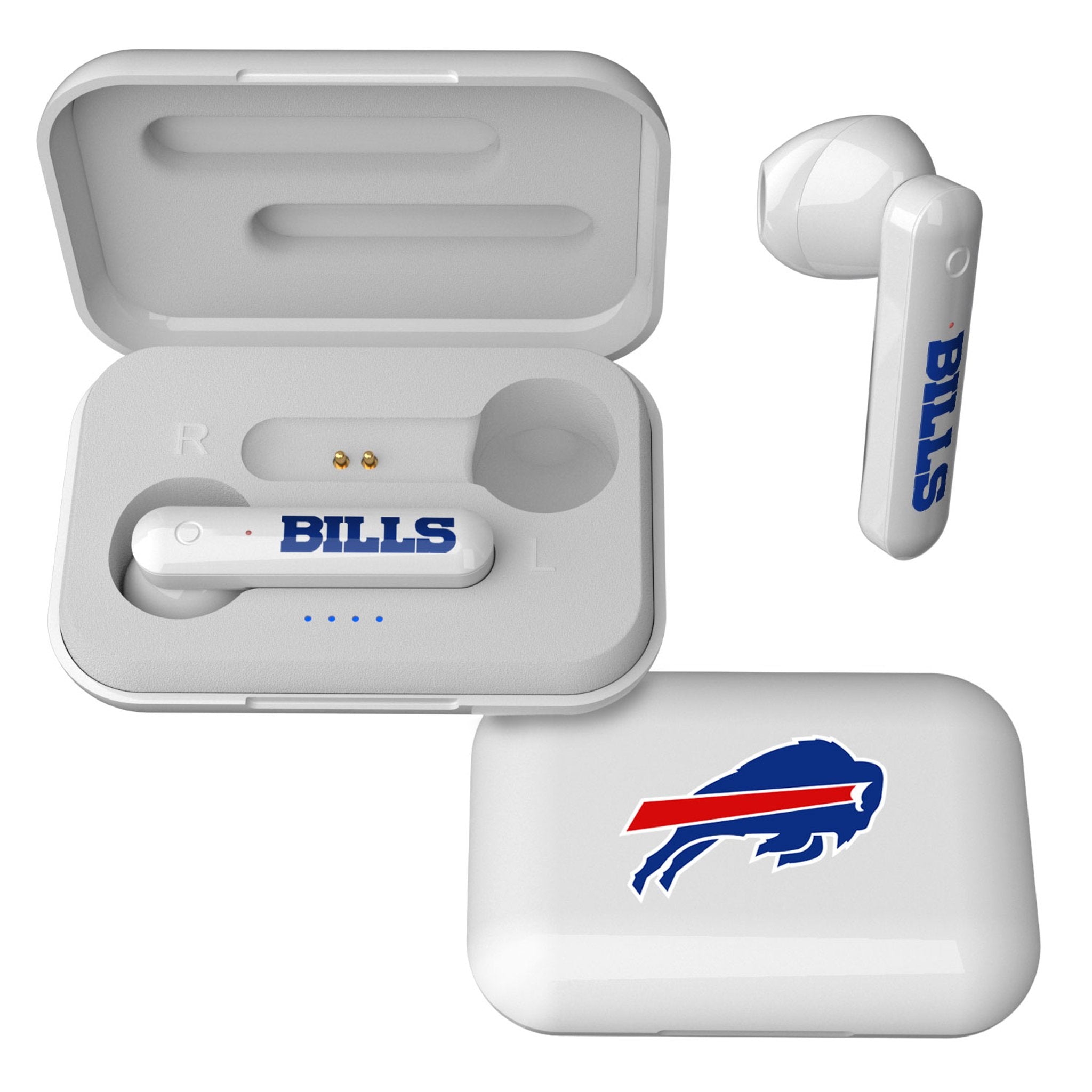 Buffalo Bills Insignia Wireless TWS Earbuds - Sports Gifts, Sports Memorabilia, Sports Collectibles, Fan Shop