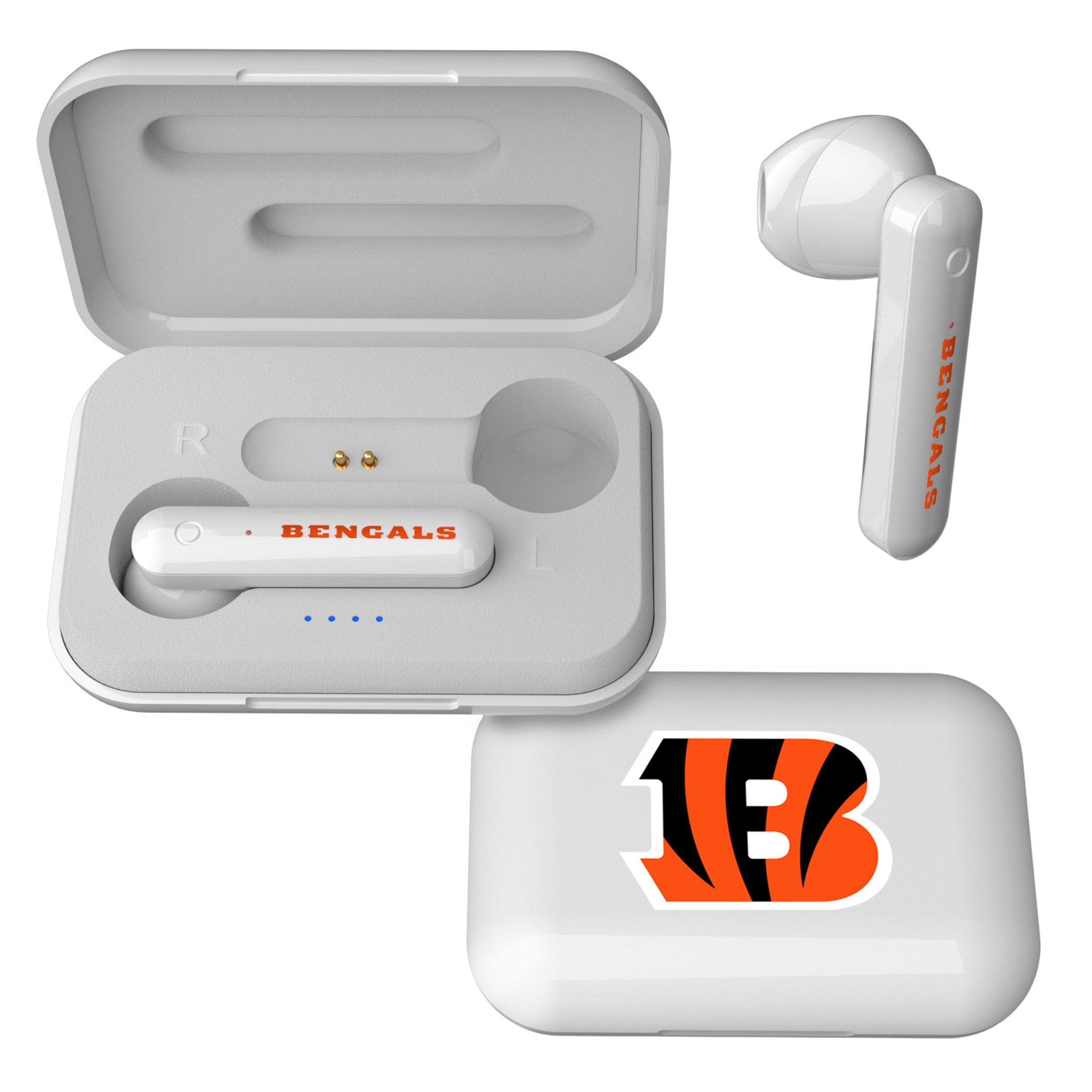 Cincinnati Bengals Insignia Wireless TWS Earbuds - Sports Gifts, Sports Memorabilia, Sports Collectibles, Fan Shop