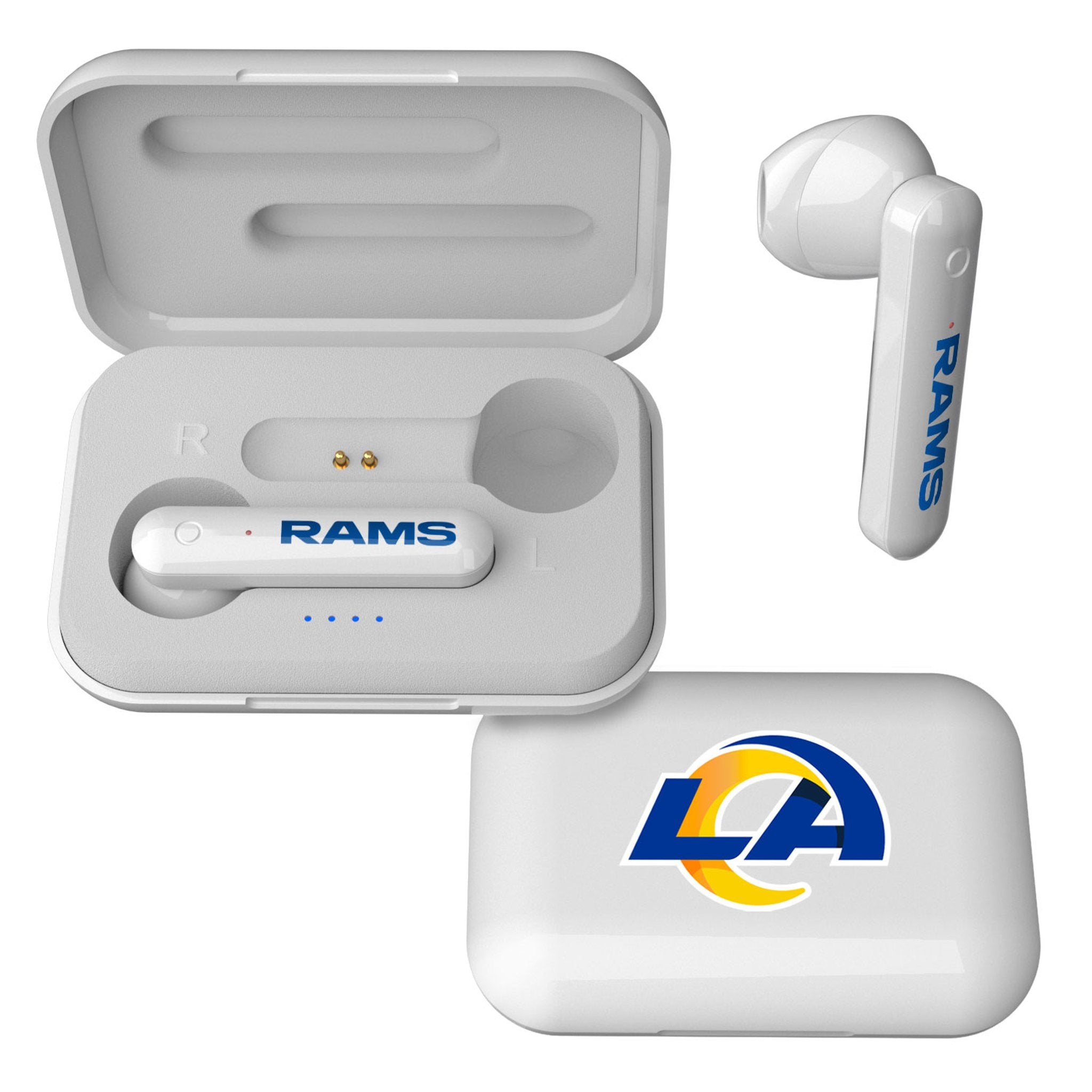 Los Angeles Rams Insignia Wireless TWS Earbuds - Sports Gifts, Sports Memorabilia, Sports Collectibles, Fan Shop