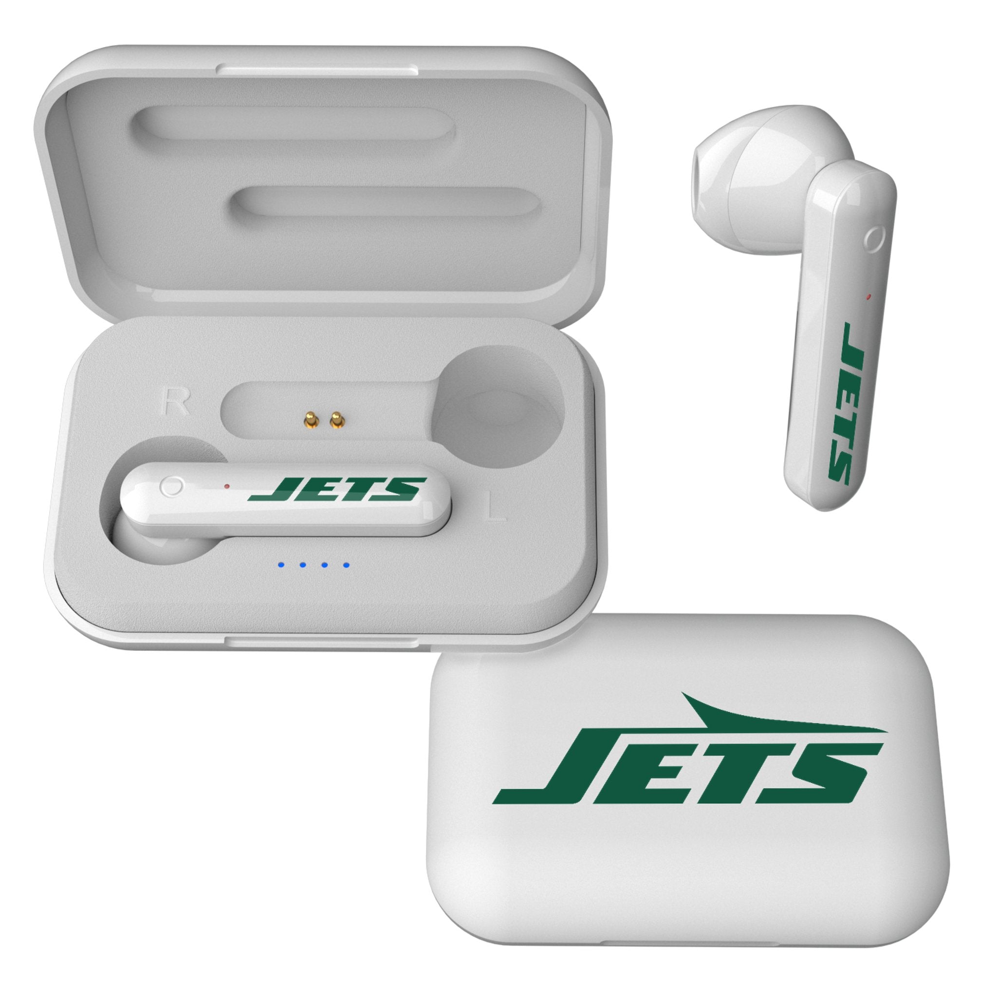 New York Jets Insignia Wireless TWS Earbuds - Sports Gifts, Sports Memorabilia, Sports Collectibles, Fan Shop