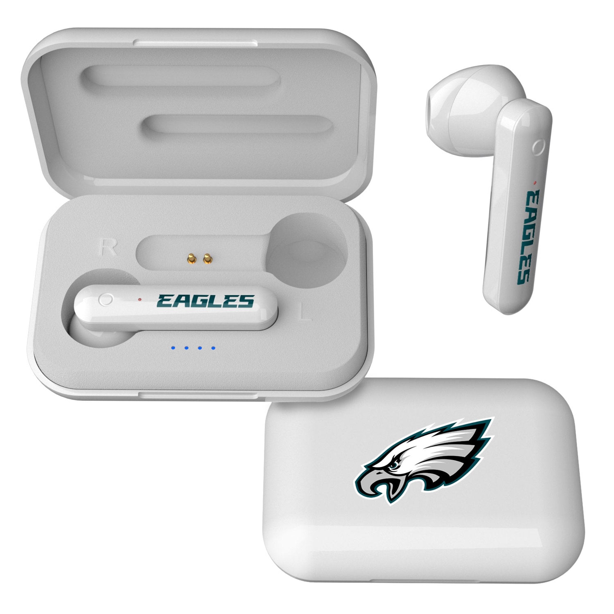 Philadelphia Eagles Insignia Wireless TWS Earbuds - Sports Gifts, Sports Memorabilia, Sports Collectibles, Fan Shop