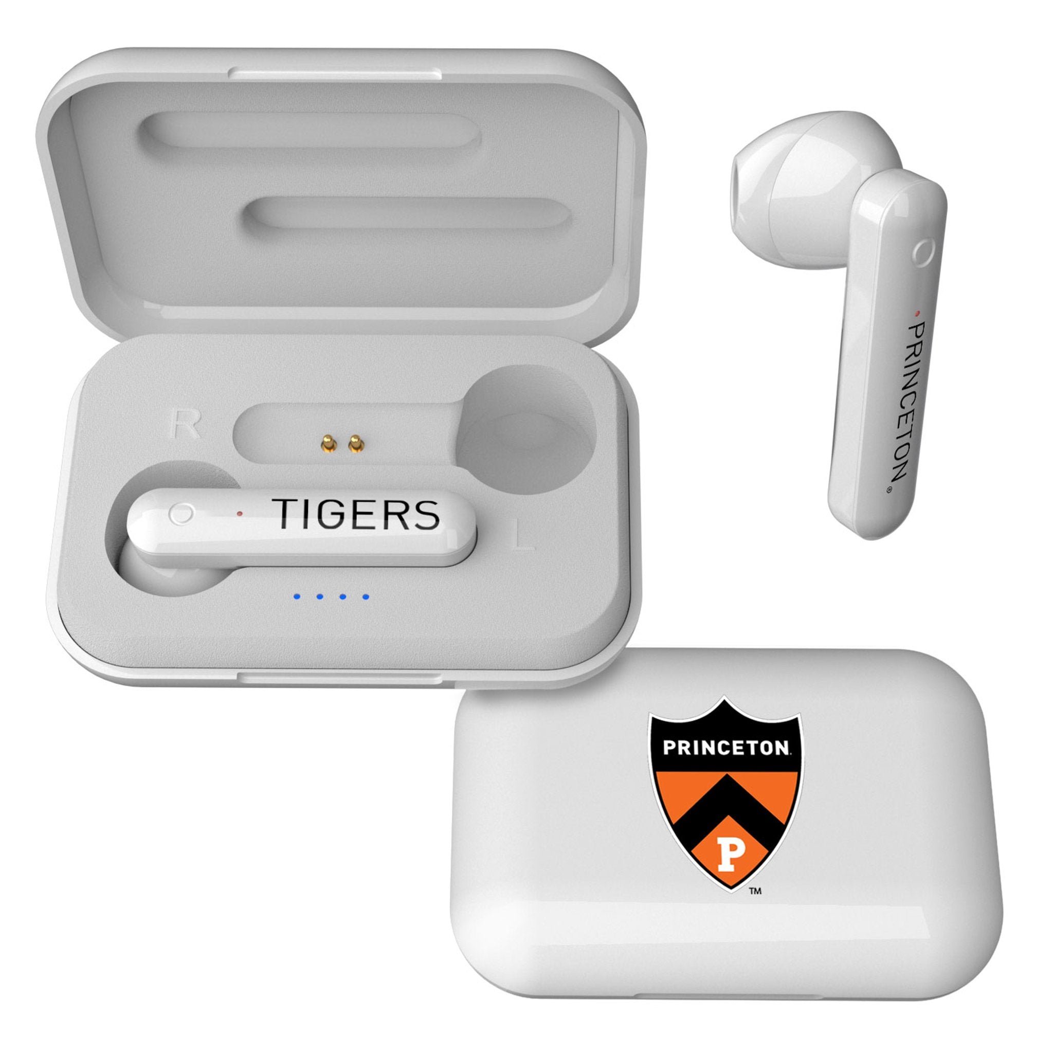 Princeton Tigers Insignia Wireless TWS Earbuds - Sports Gifts, Sports Memorabilia, Sports Collectibles, Fan Shop