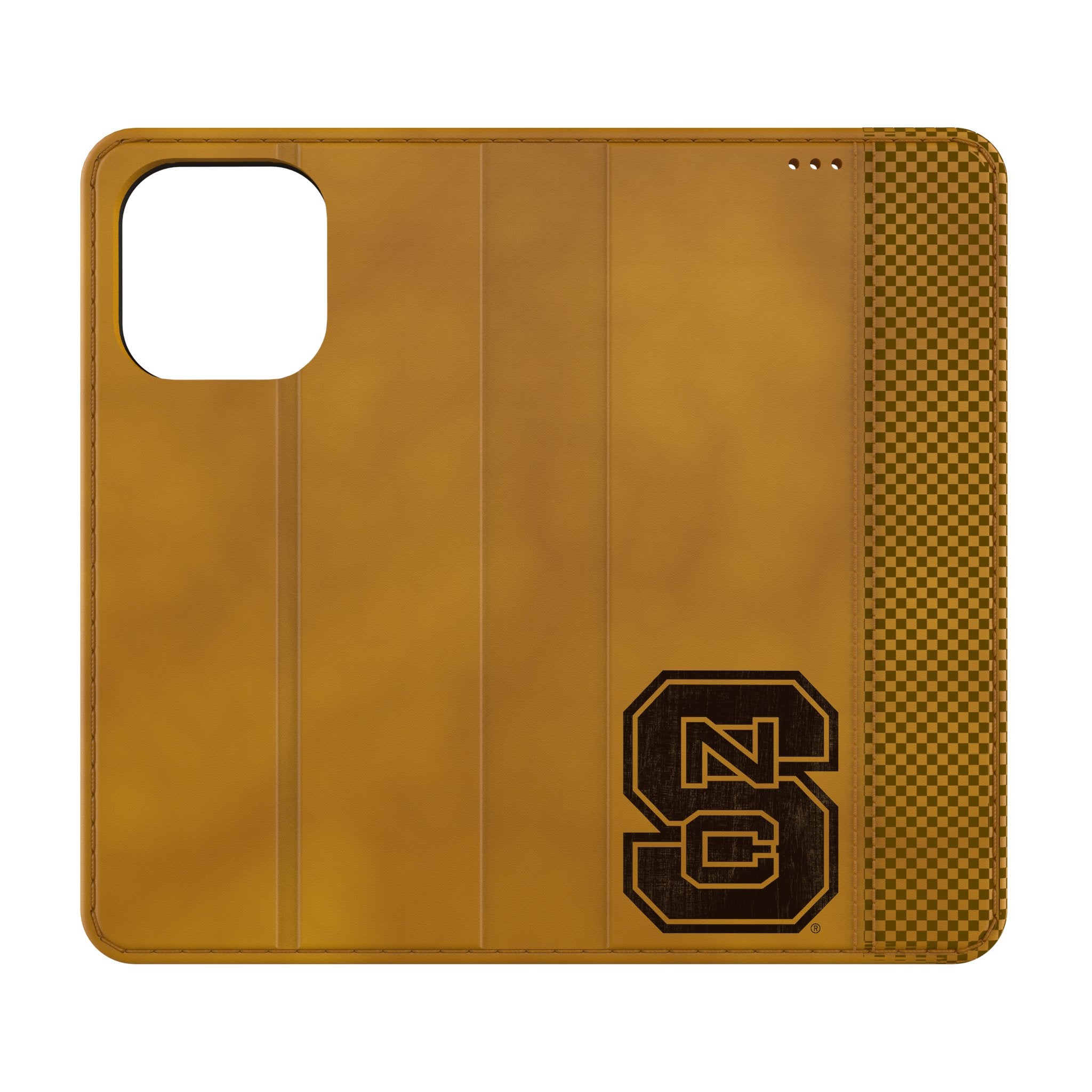 North Carolina State University Wolfpack Burn Folio Phone Case for Apple iPhone - Sports Gifts, Sports Memorabilia, Sports Collectibles, Fan Shop